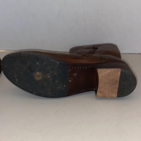 Frye Vicky Engineer Chocolate Brown Leather Boot Size 11 B - Picture 6 of 15